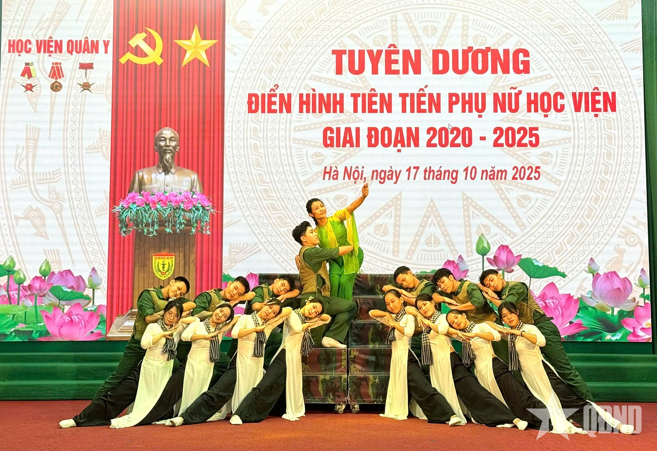 Tuyên dương điển hình tiên tiến phụ nữ Học viện Quân y giai đoạn 2020-2025